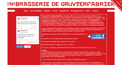 Desktop Screenshot of brasseriedegruyterfabriek.nl